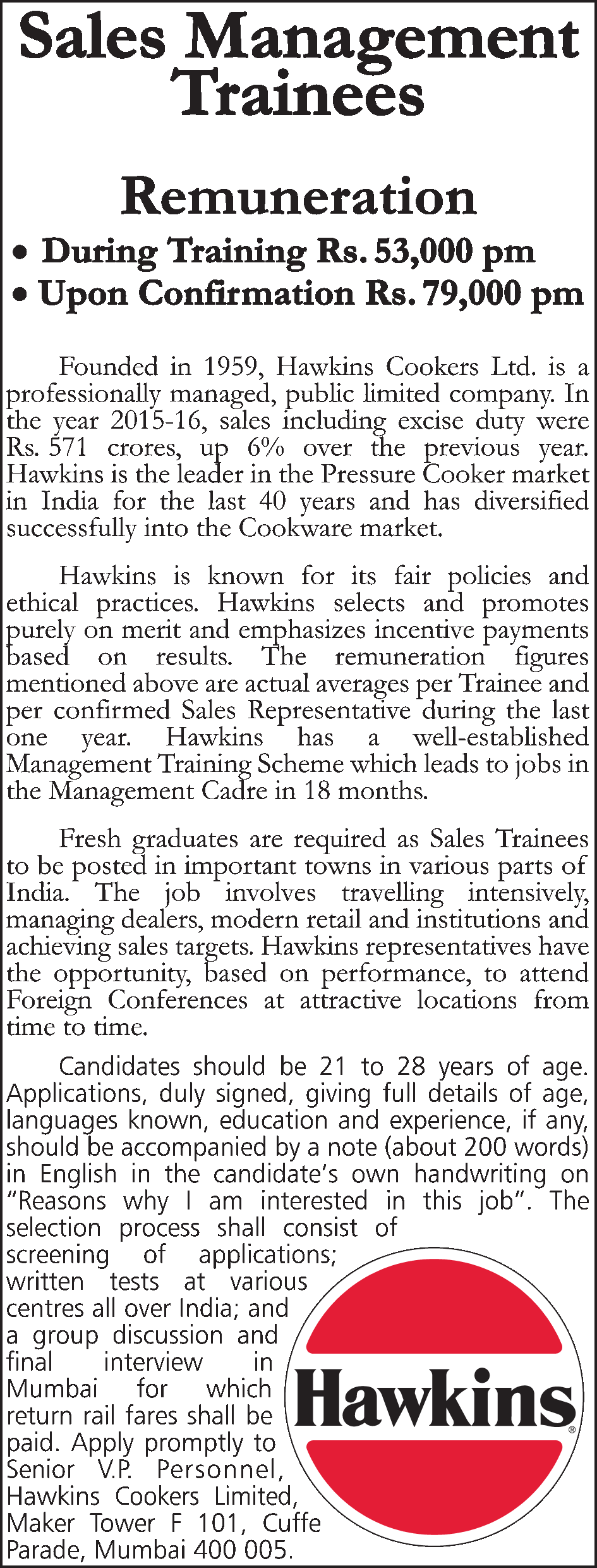 Hawkins job opportunities