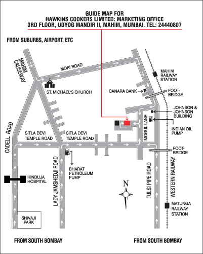 Hawkins Marketing Office Map